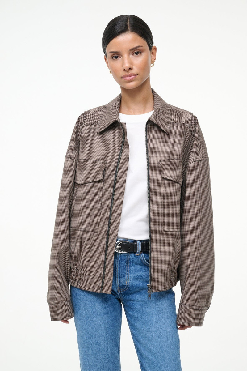STAUD STAUD EUGENE JACKET HOUNDSTOOTH outlook