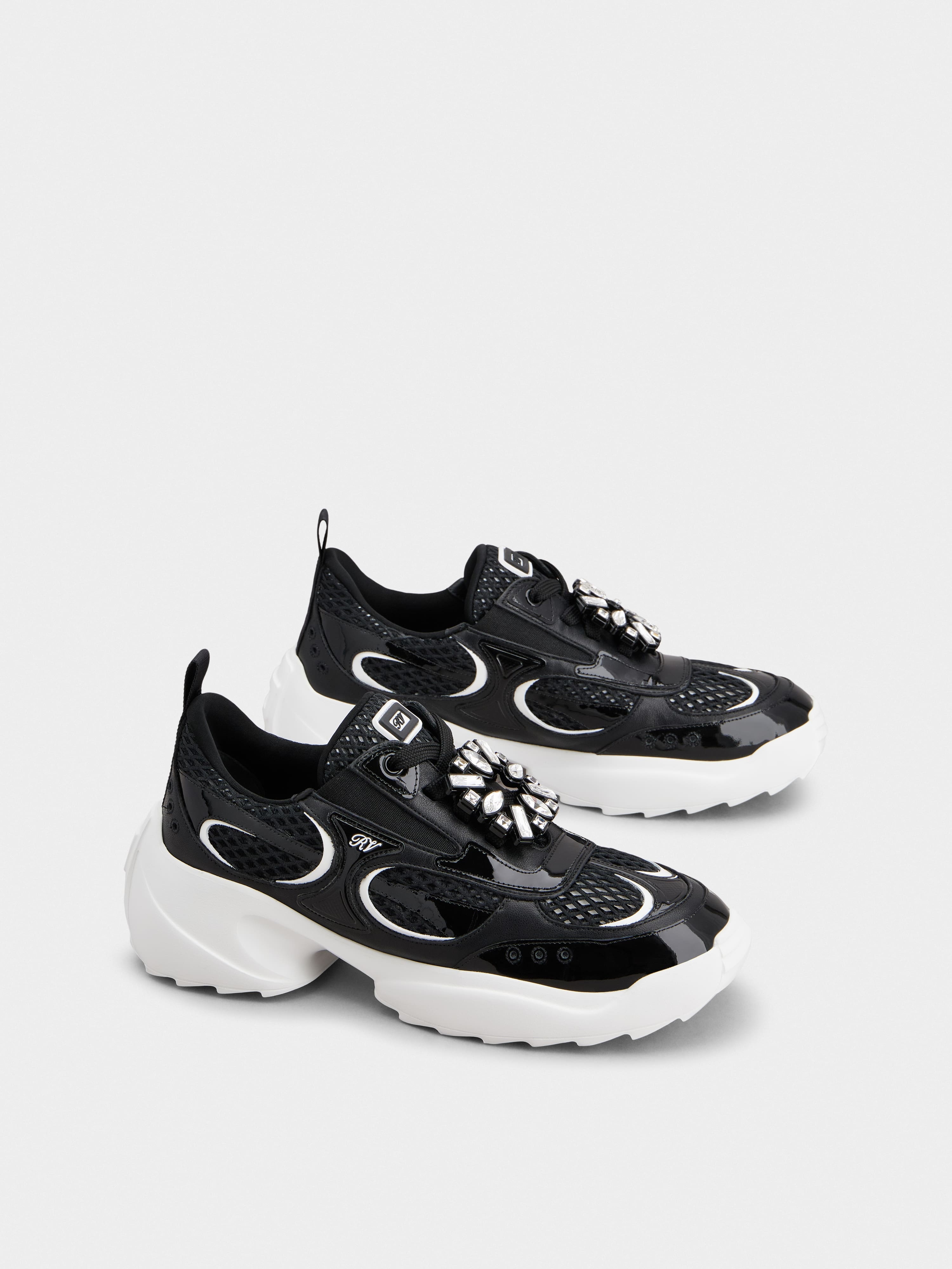 Viv' on the Run Sneakers in patent leather and fabric - 2