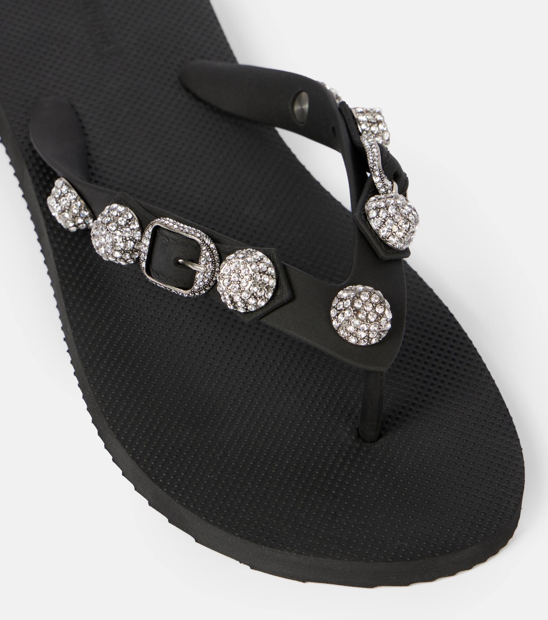 Cagole crystal-embellished thong sandals - 5