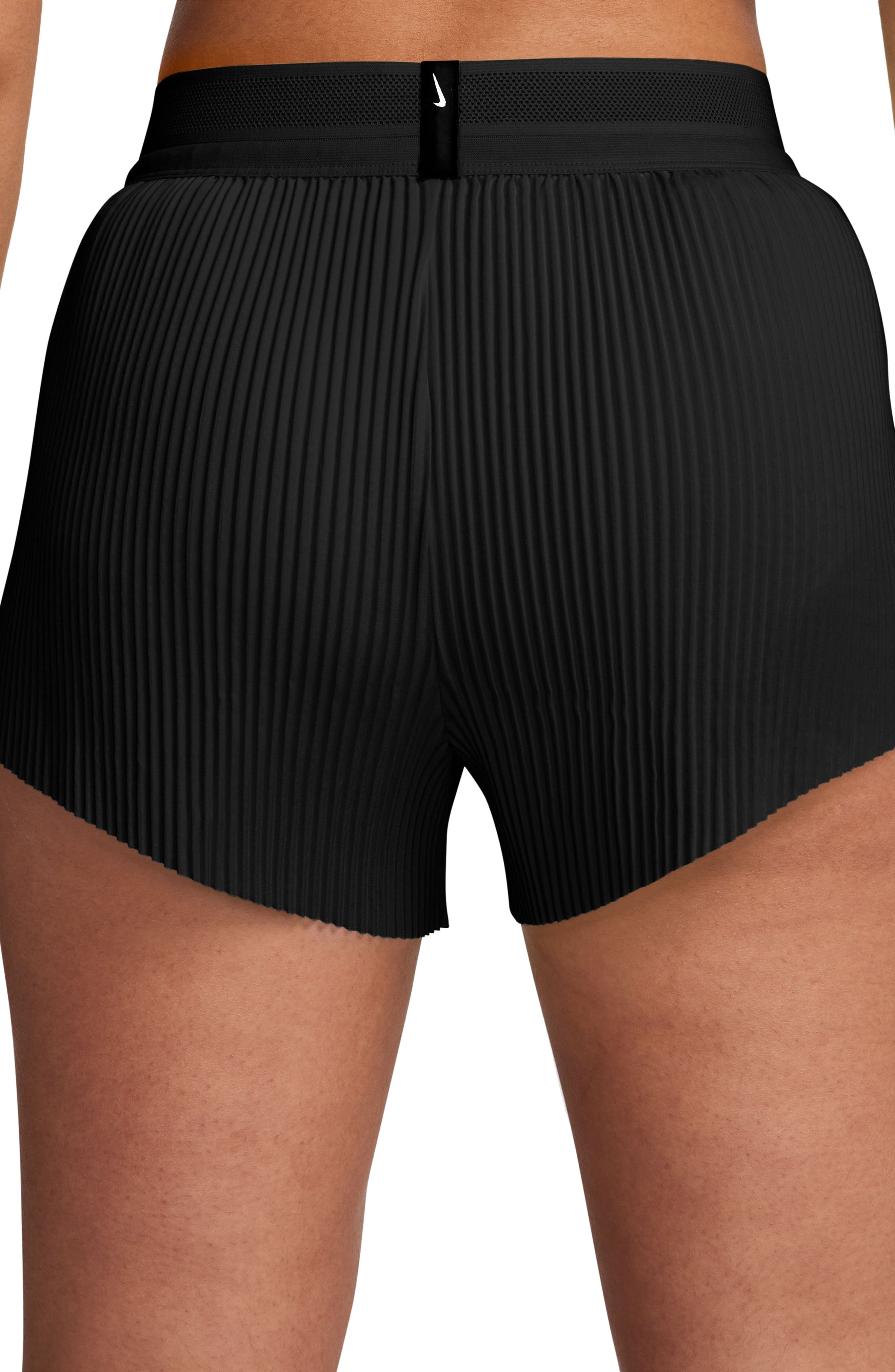 Nike Dri-FIT AeroSwift Running Shorts in 010 Black/white at Nordstrom - 2