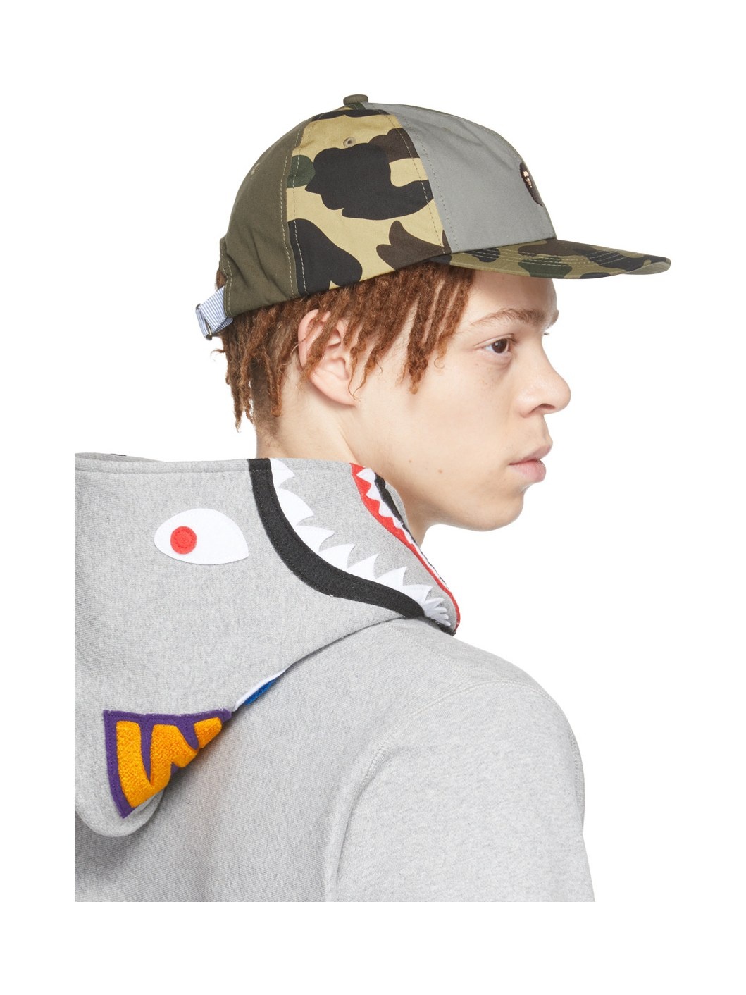 Multicolor Crazy Panel Cap - 3