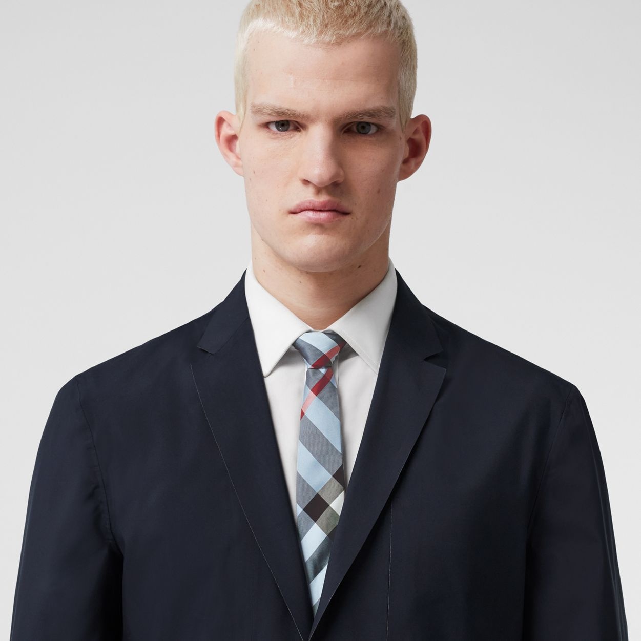 Classic Cut Check Silk Tie - 4