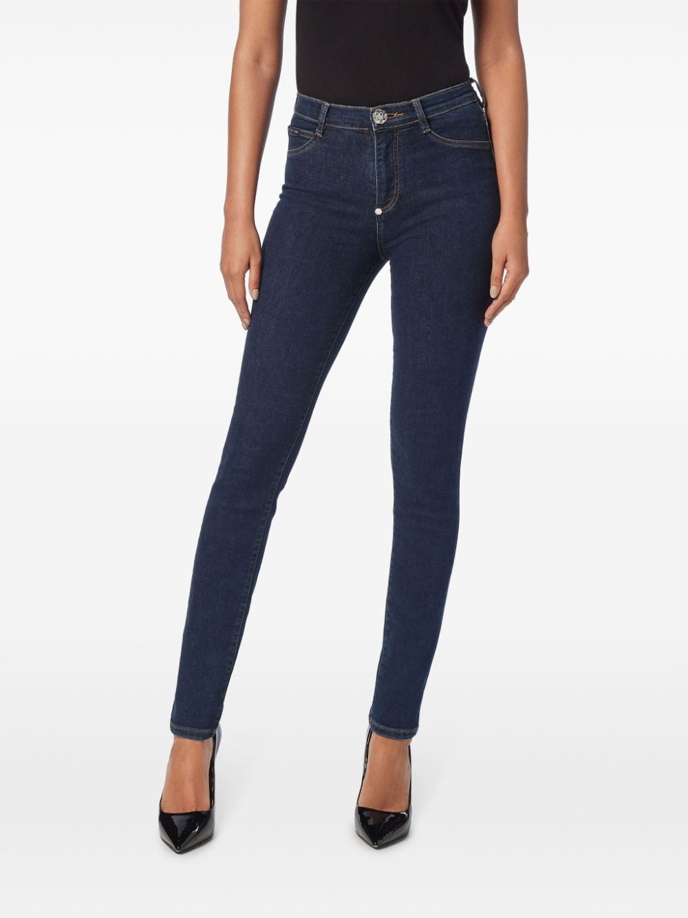 high waisted jegging trousers - 3