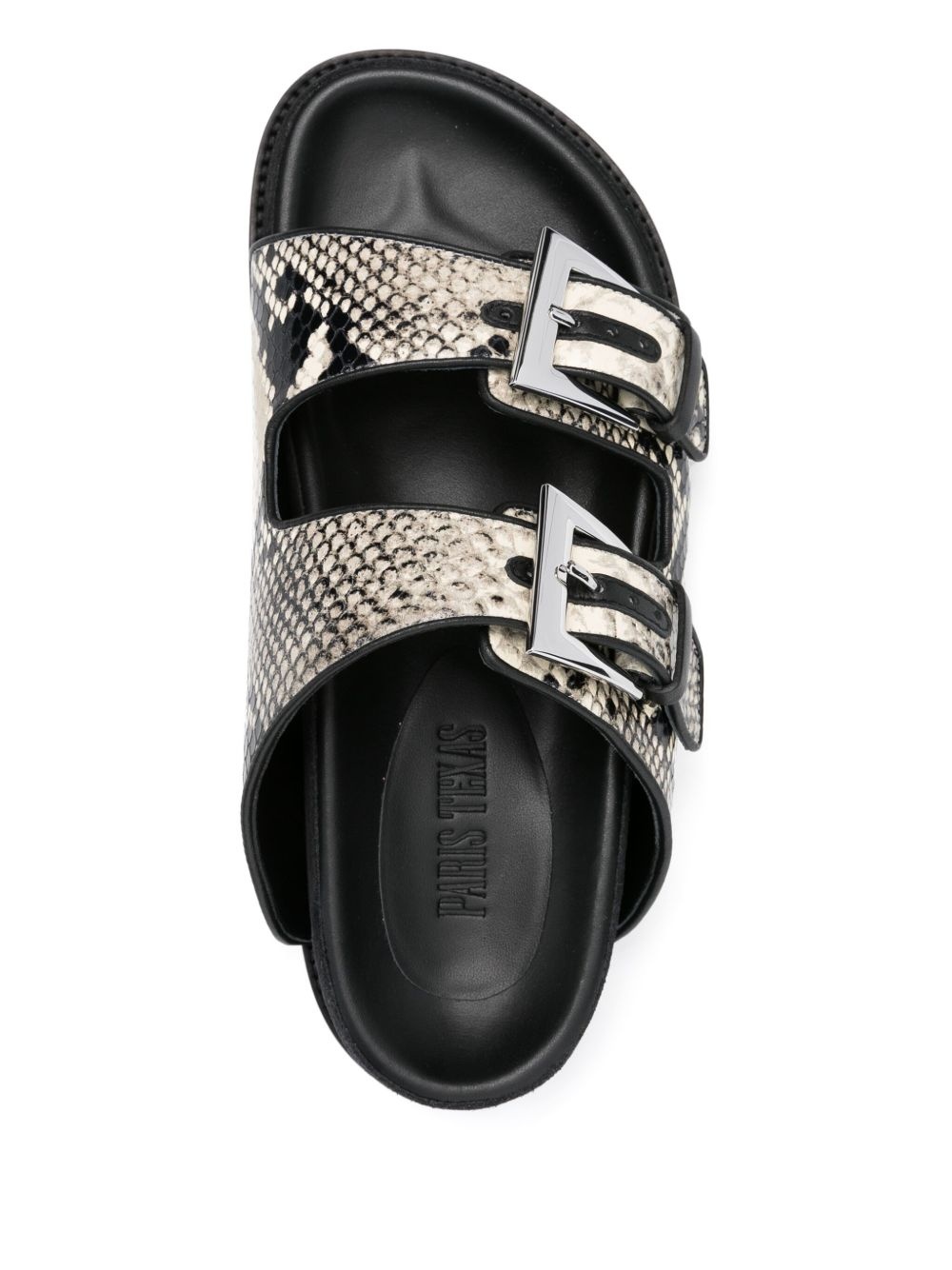 snakeskin sandals - 4