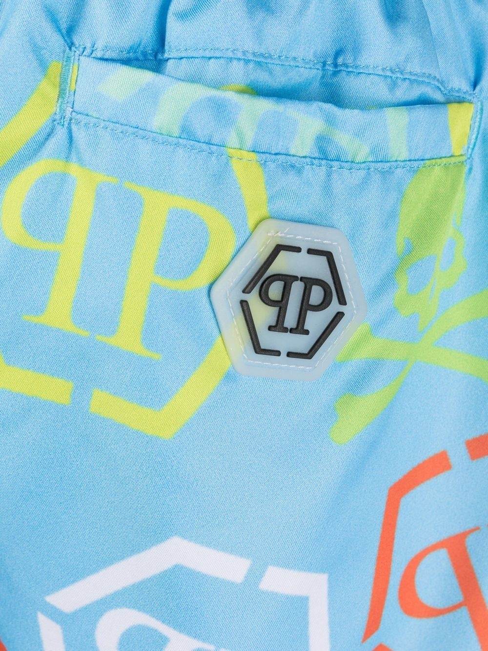 logo-print swim shorts - 3