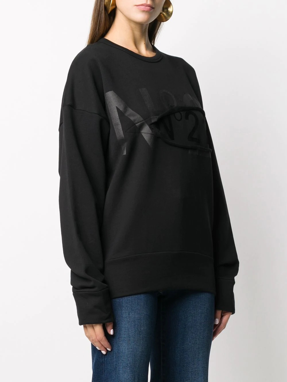 logo-print sweatshirt - 3