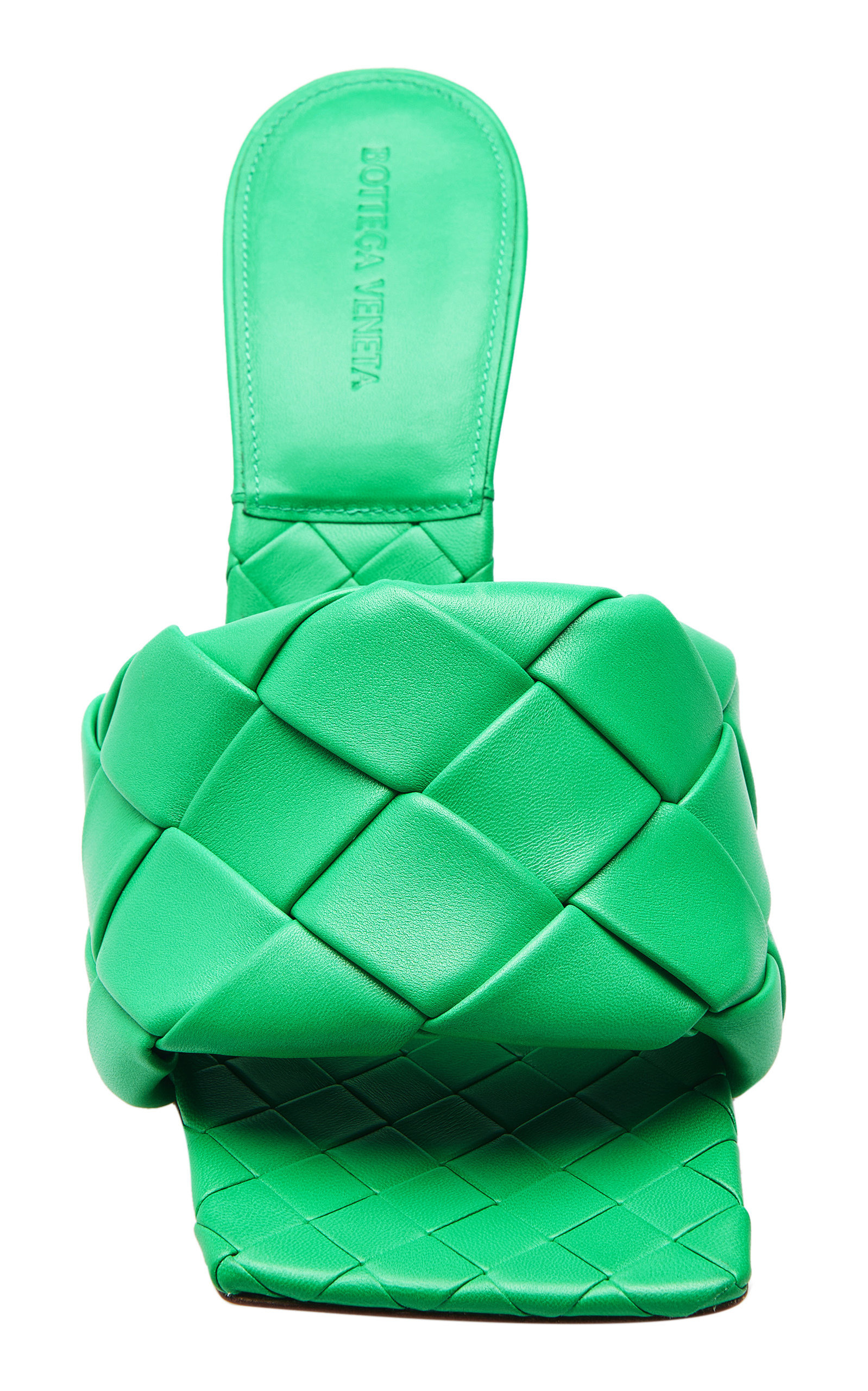 The Lido Intrecciato Leather Sandals green - 5