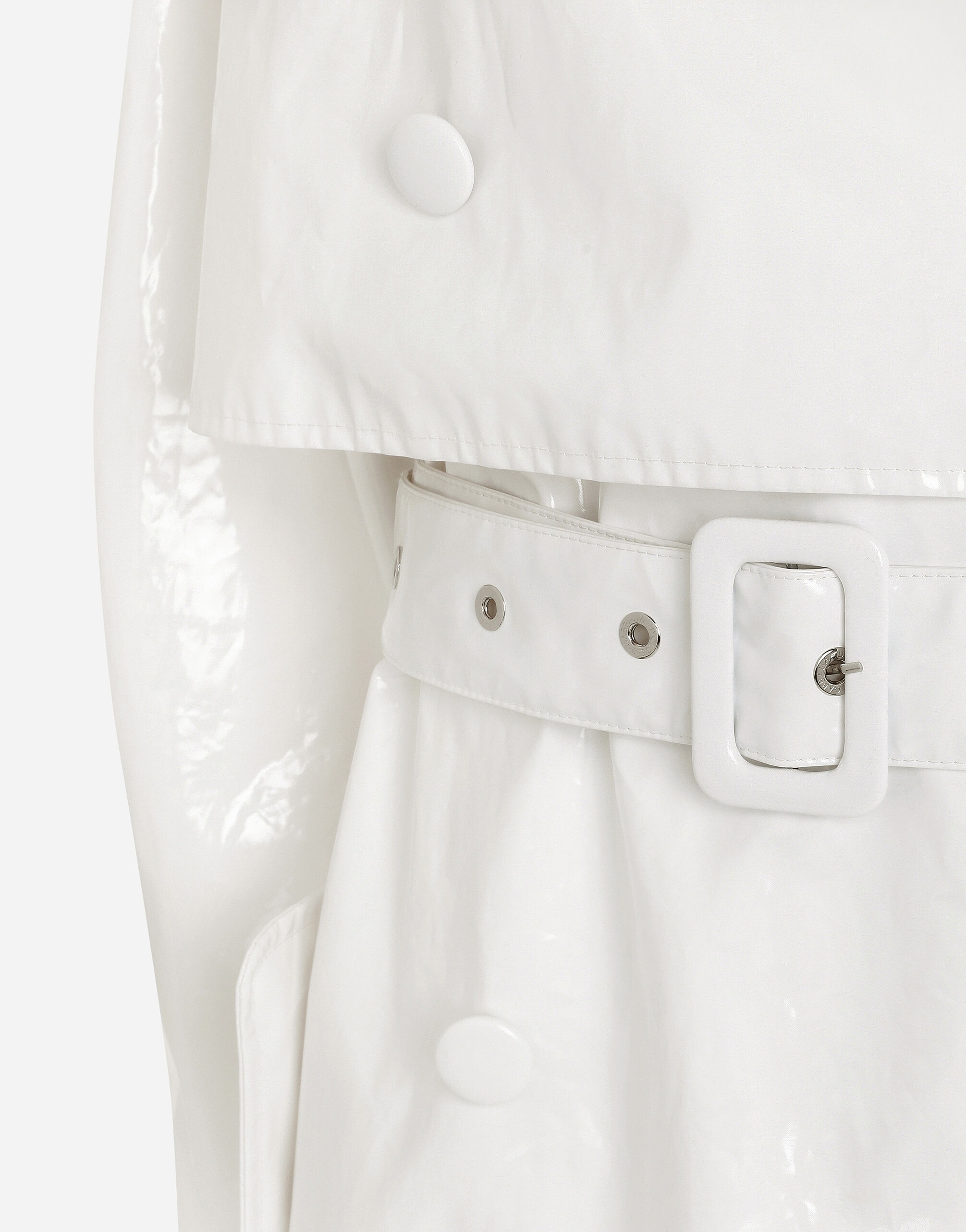 Coated cotton trench coat - 8