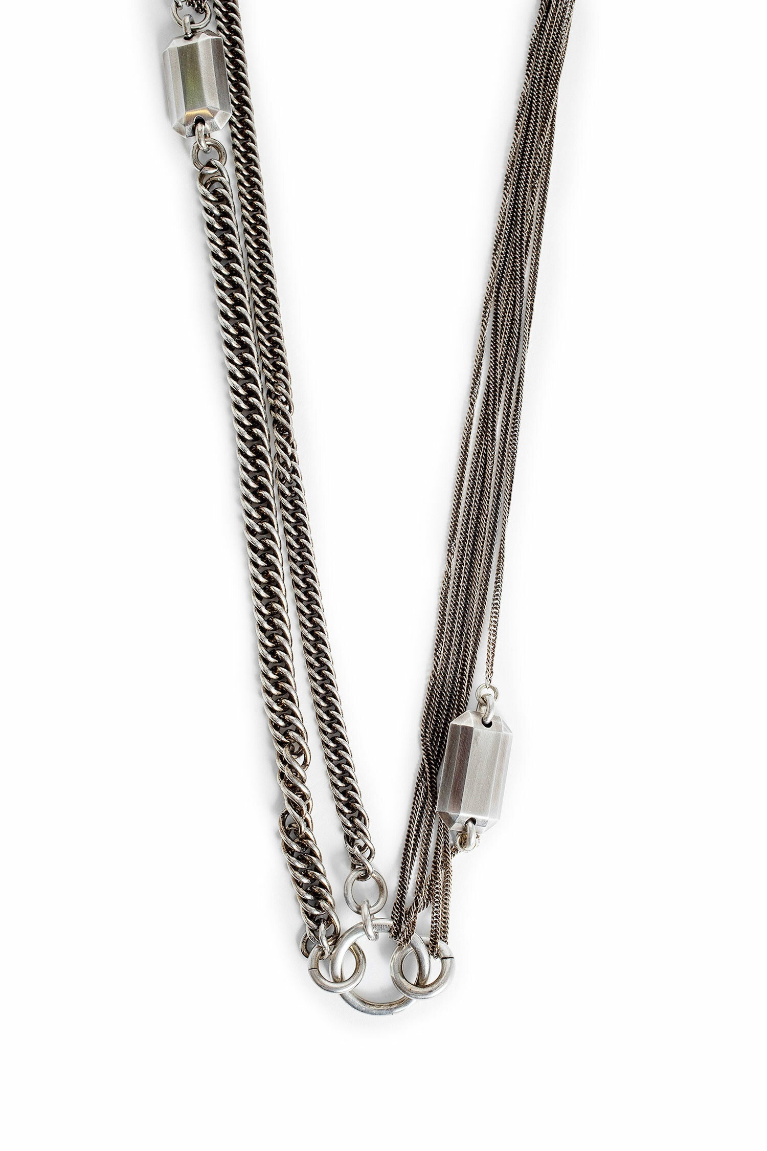 ANN DEMEULEMEESTER WOMAN SILVER NECKLACES - 3