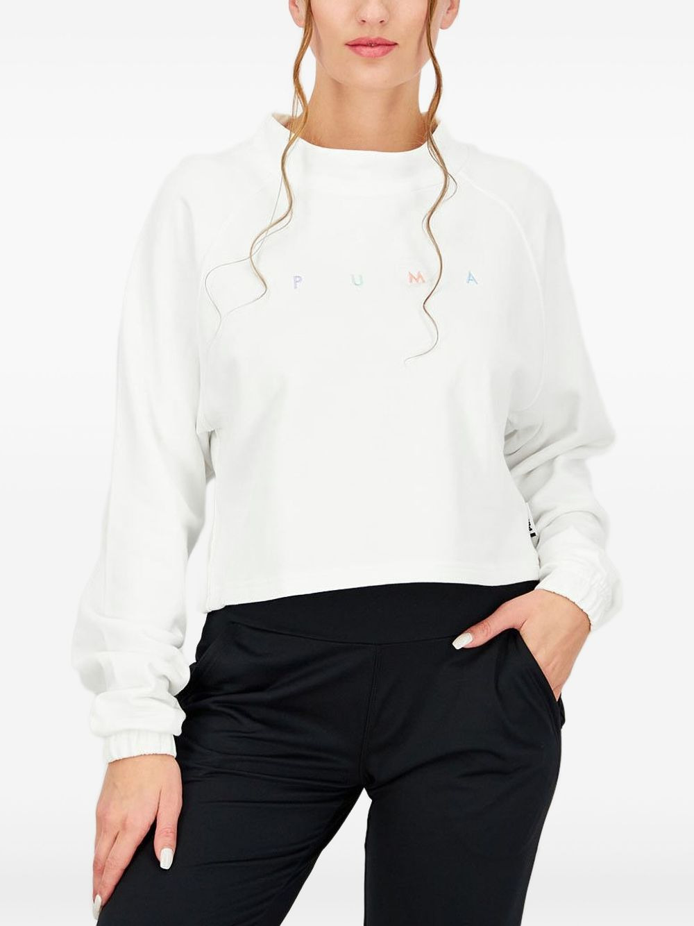 cat-graphic sweatshirt - 3