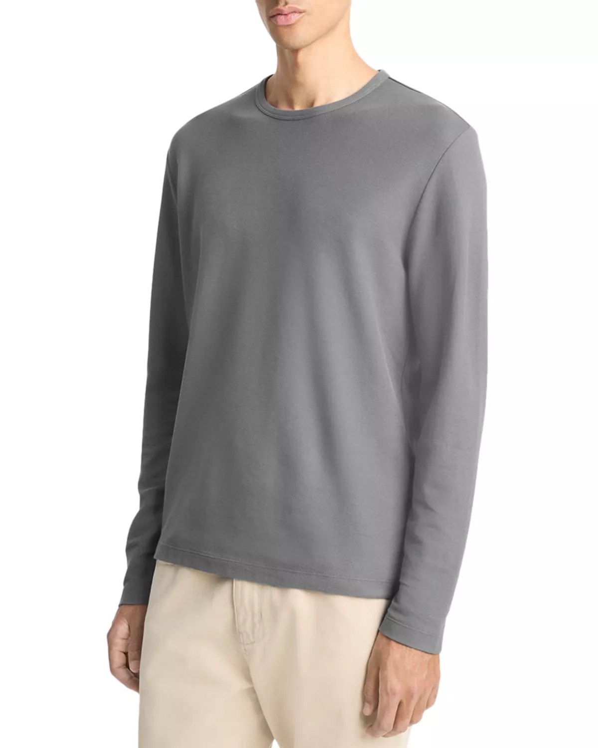 Pima Pique Long Sleeve Tee - 1