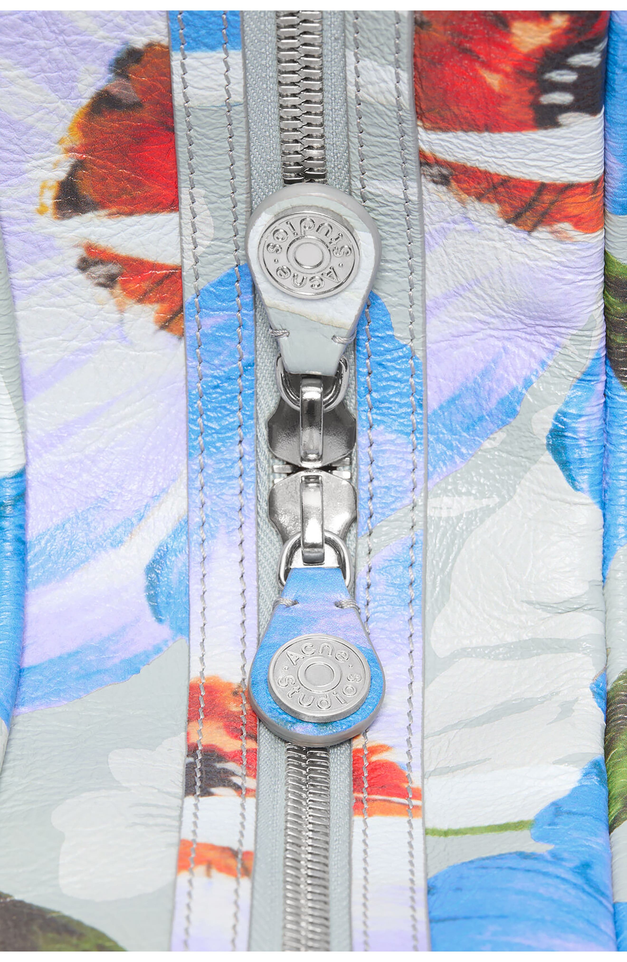 Acne Studios Medium Camero Leather Shoulder Bag in Blue at Nordstrom - 7