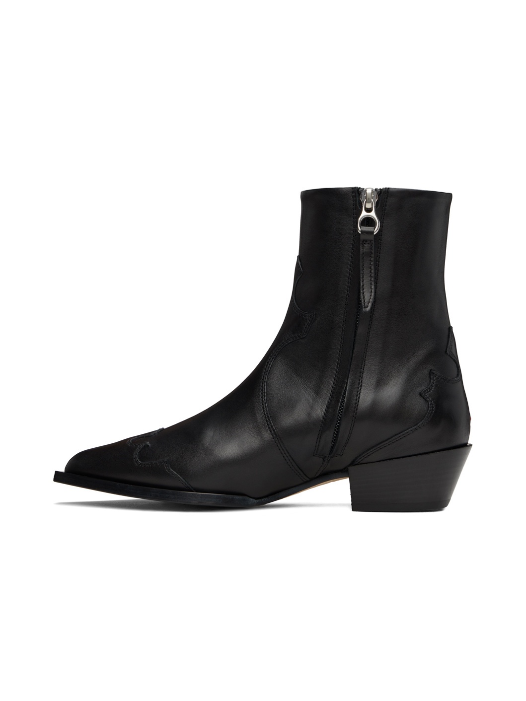 Black Hester Cowboy Boots - 3