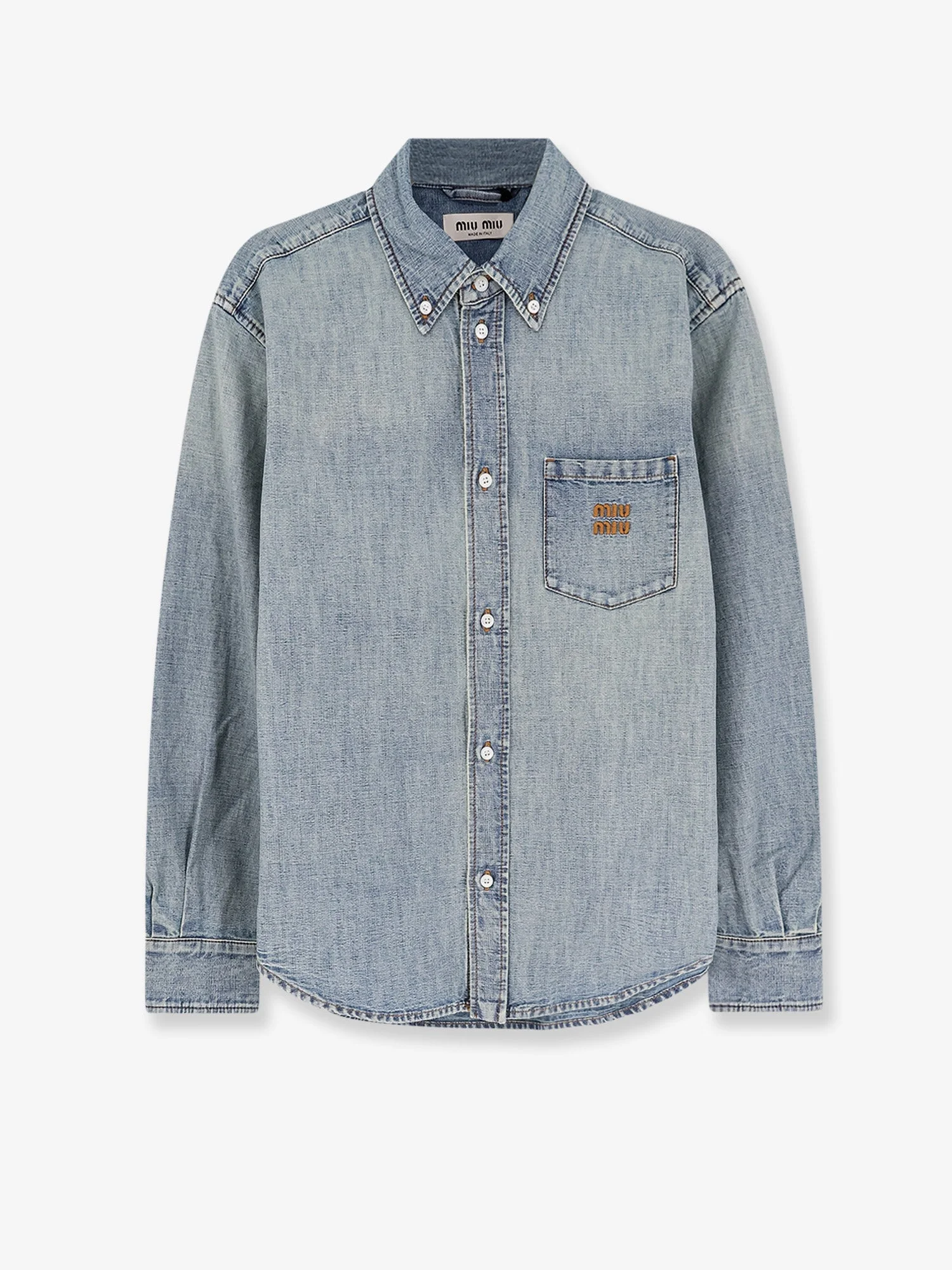 Miu Miu Women Denim Shirt - 1