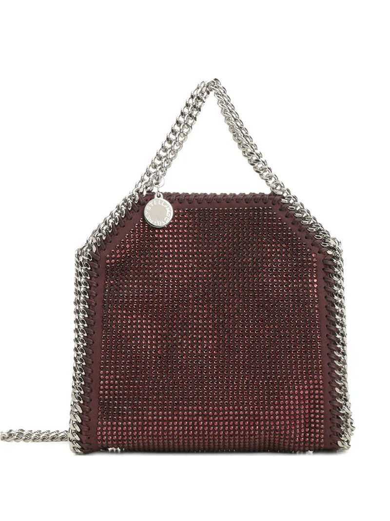 Stella Mccartney Women Falabella Tiny Hotfix Crystals On Alter Suede - 1