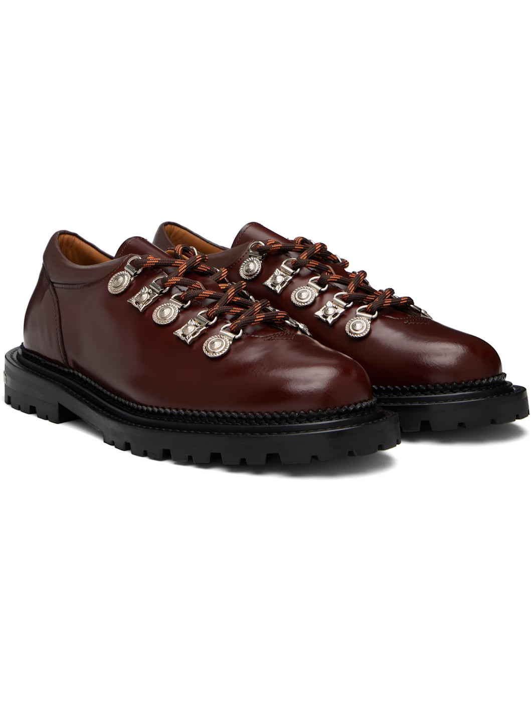 Brown Leather AJ1425 Derbys - 4