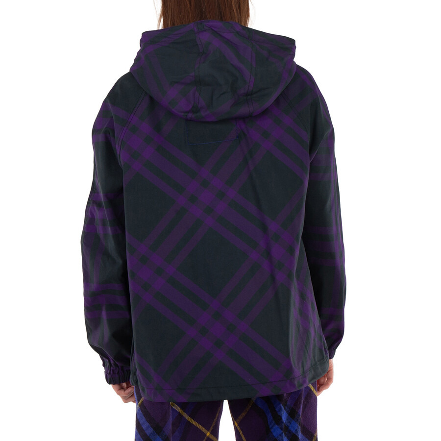 Burberry Check-Pattern Hooded Jacket - 5