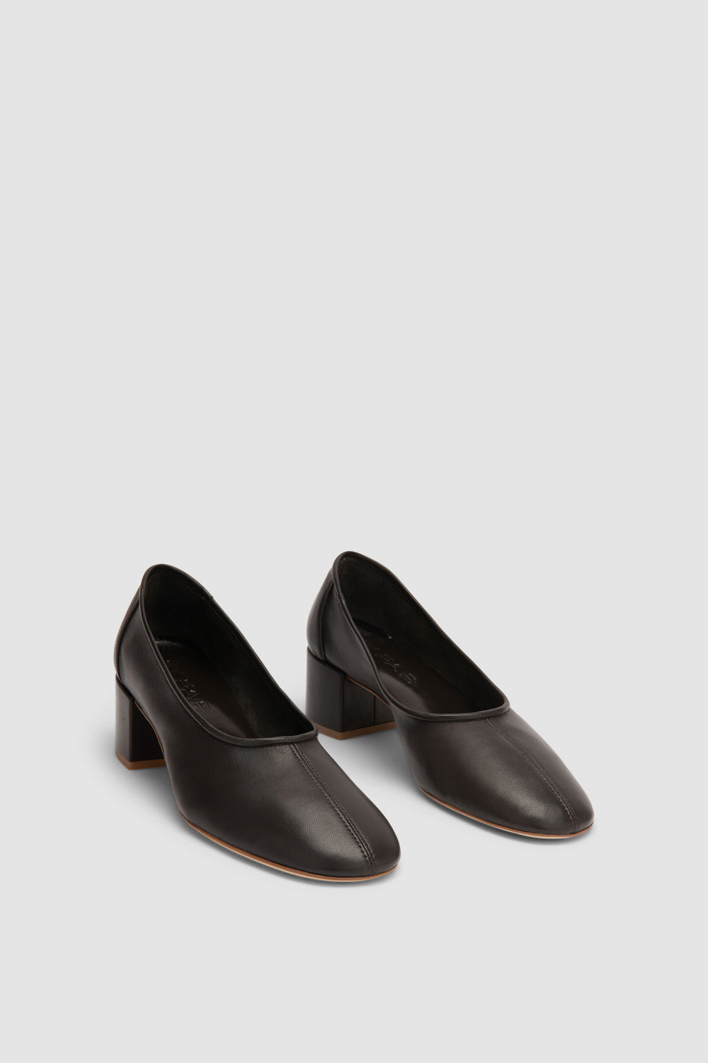 Prudence 45 Ristretto Lamb Nappa Leather Pump - 2