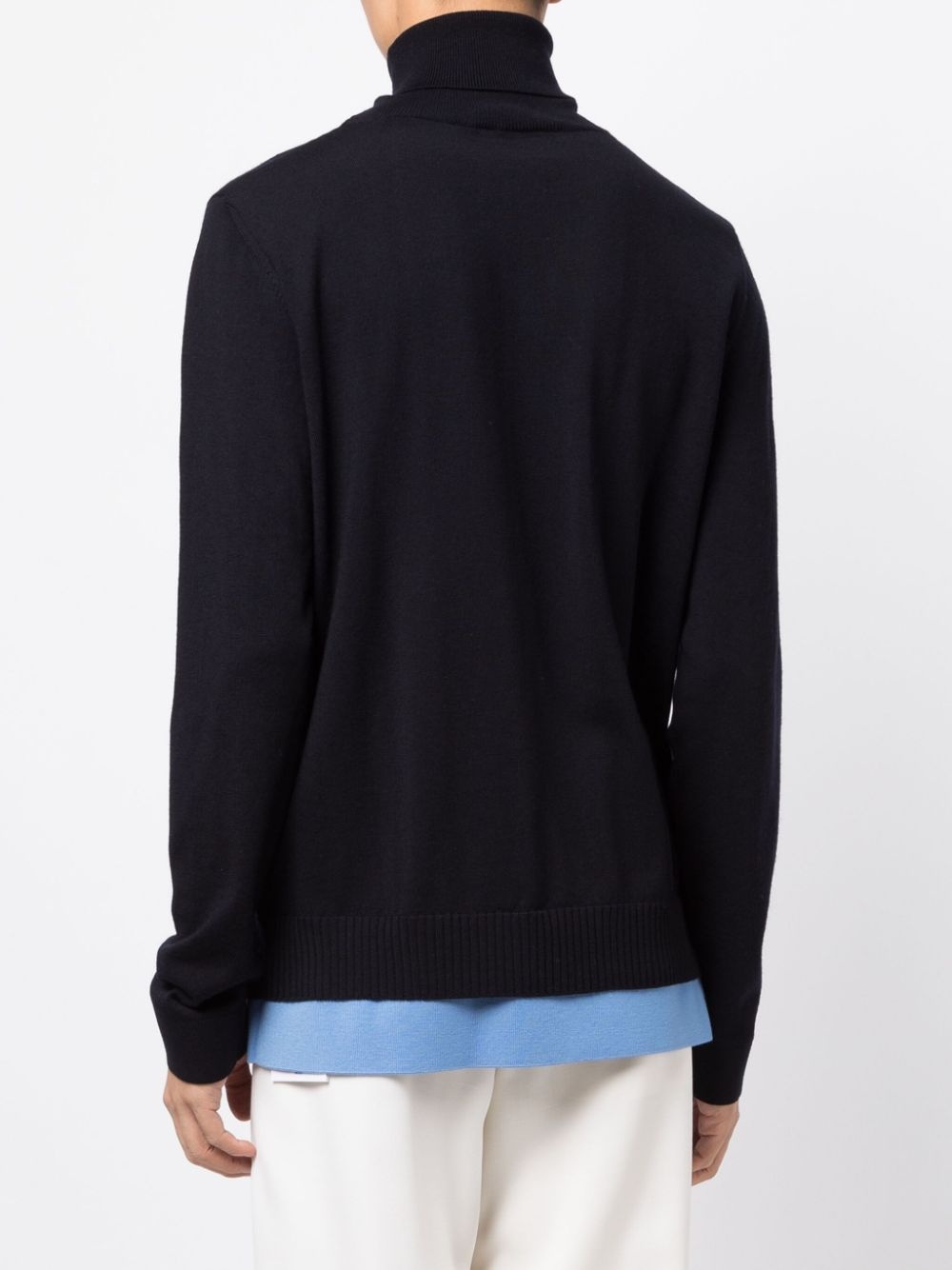 embroidered-logo long-sleeve sweatshirt - 4