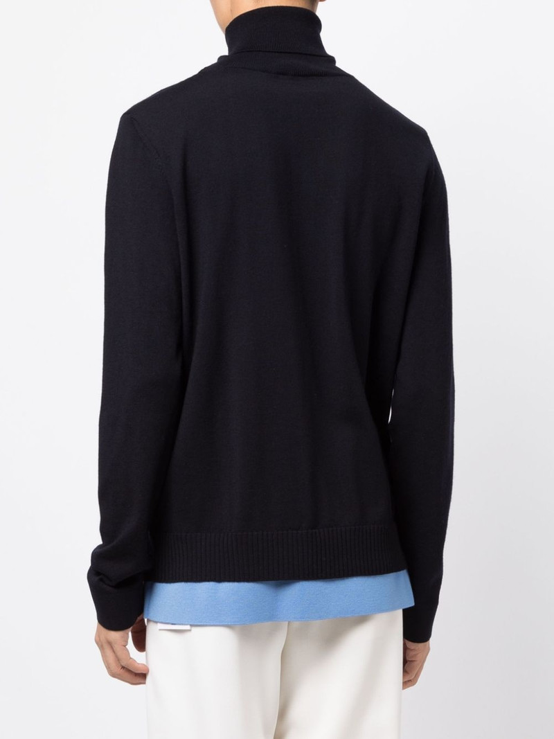 embroidered-logo long-sleeve sweatshirt 4