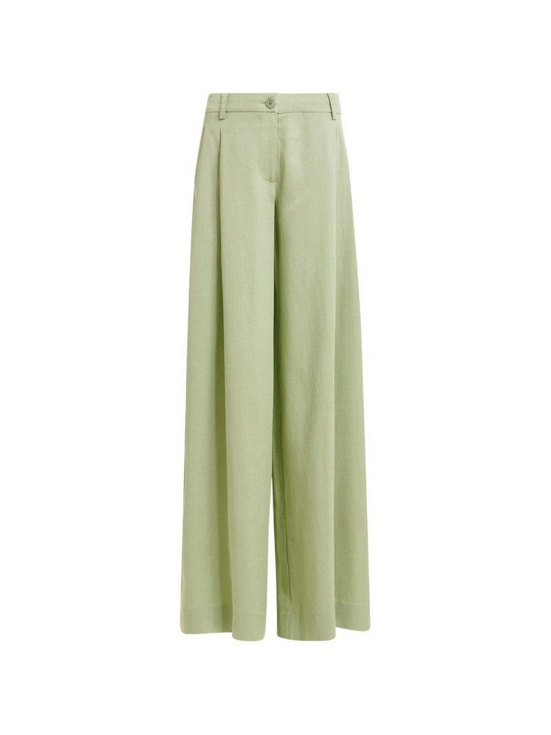 pleated wide-leg trousers 1