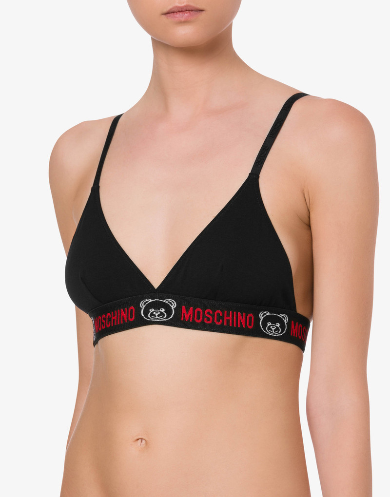 Moschino ELASTIC TEDDY TRIANGLE BRA outlook