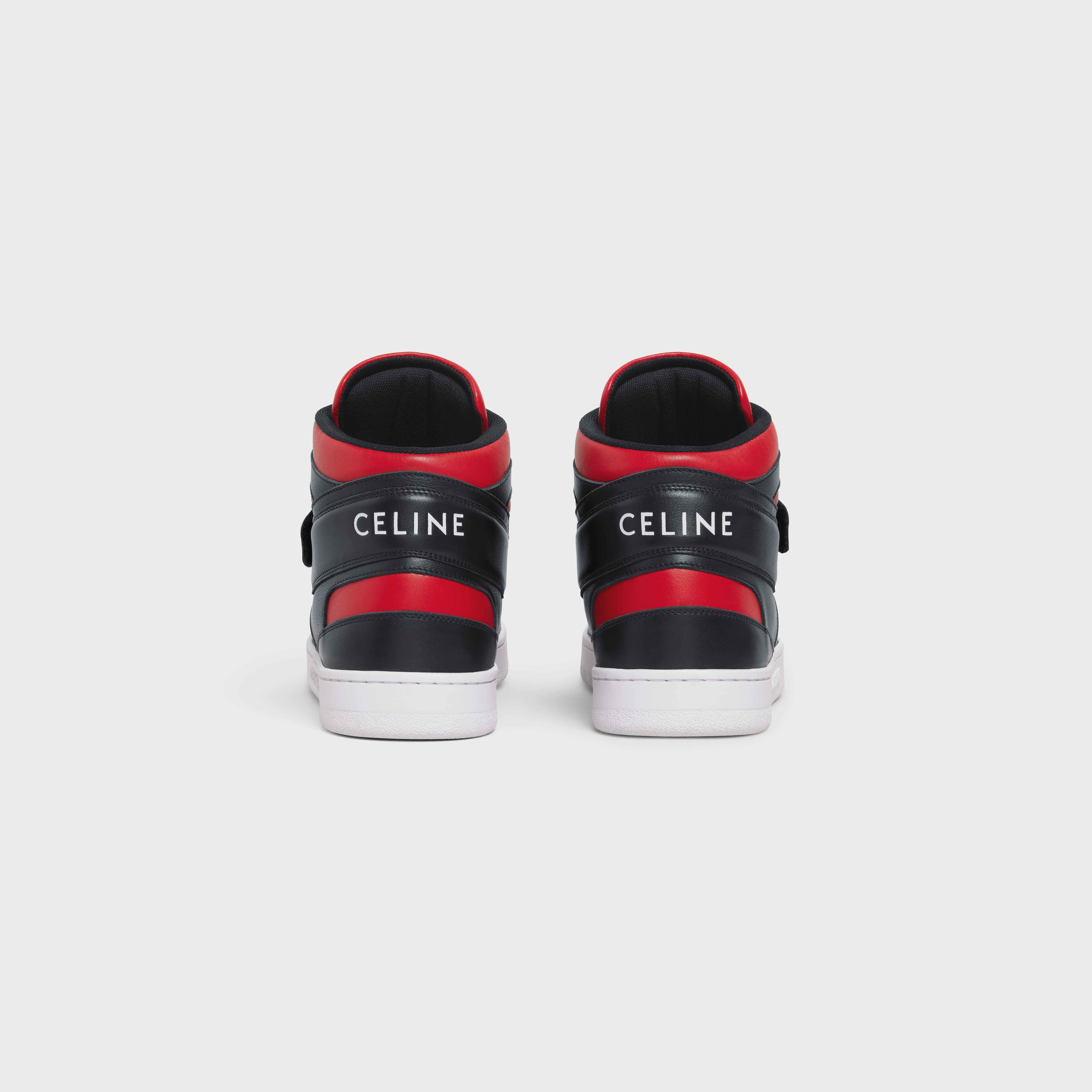 CT-03 HIGH SNEAKER WITH VELCRO in CALFSKIN - 3