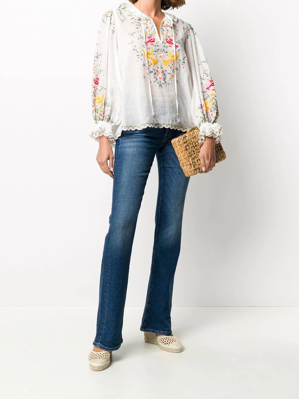 Carnaby embroidered bird top - 2