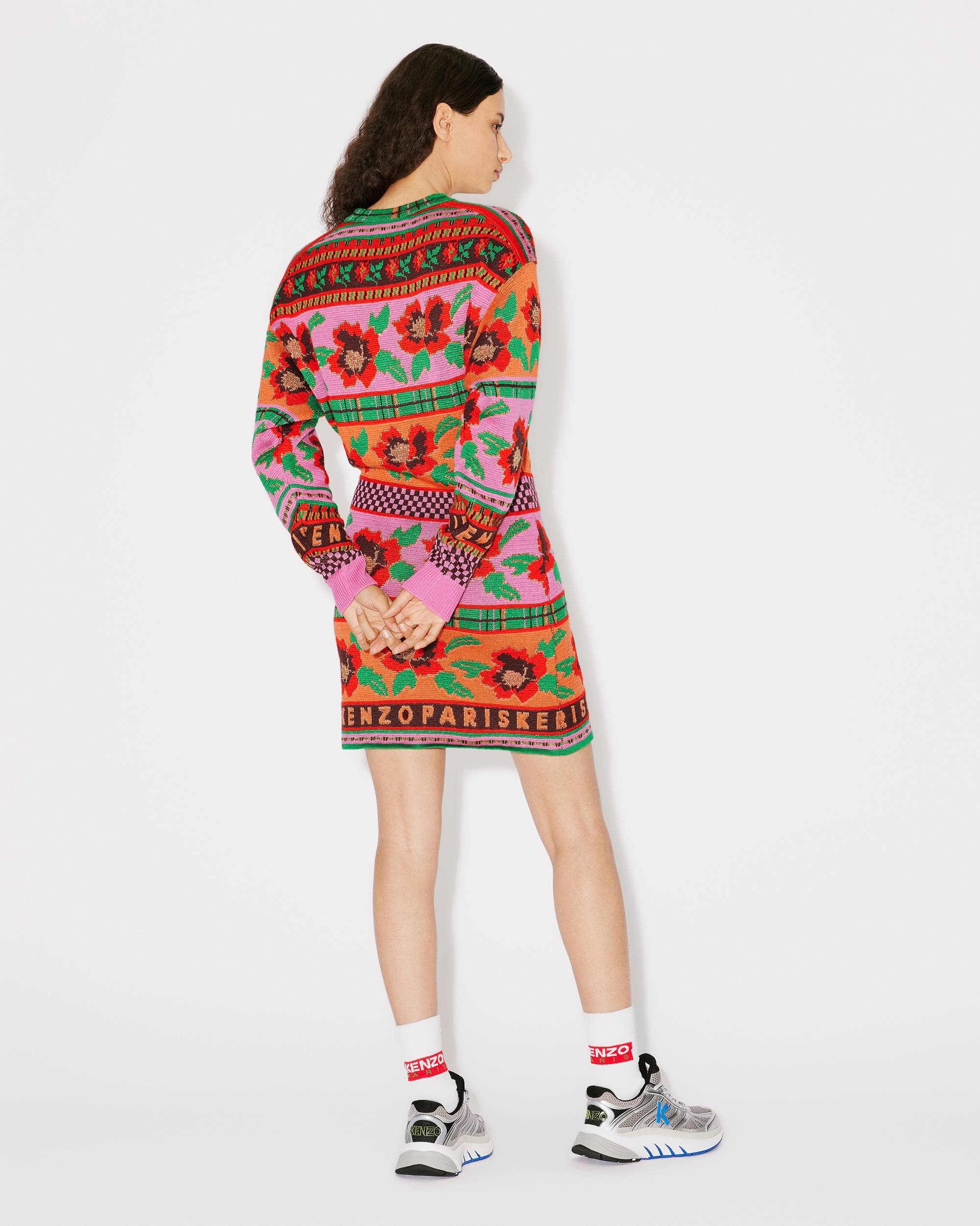 'Fair Isle' wool jumper dress - 2