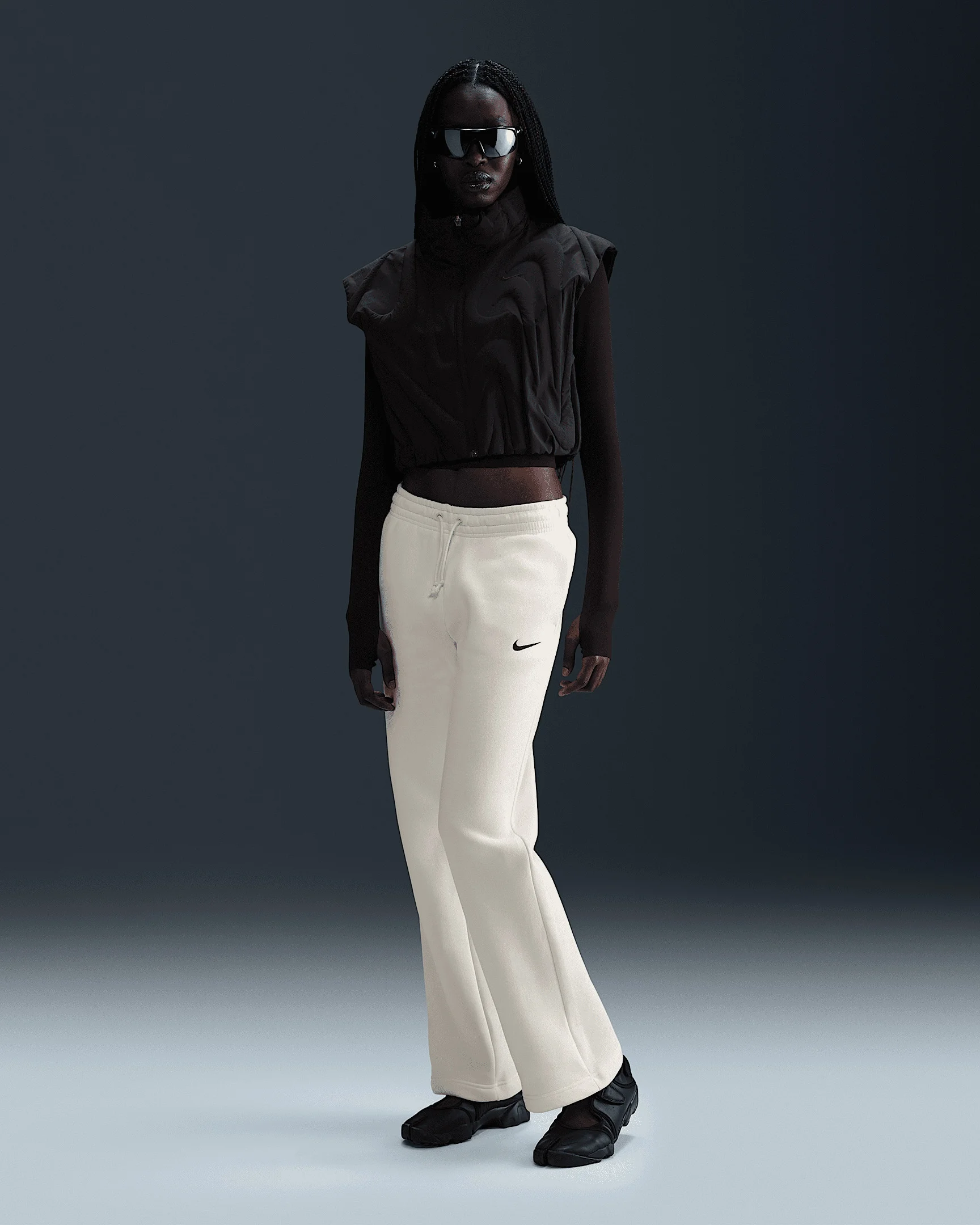 Nike Sportswear Phoenix Fleece Women's Mid-Rise Open-Hem Pants - 1