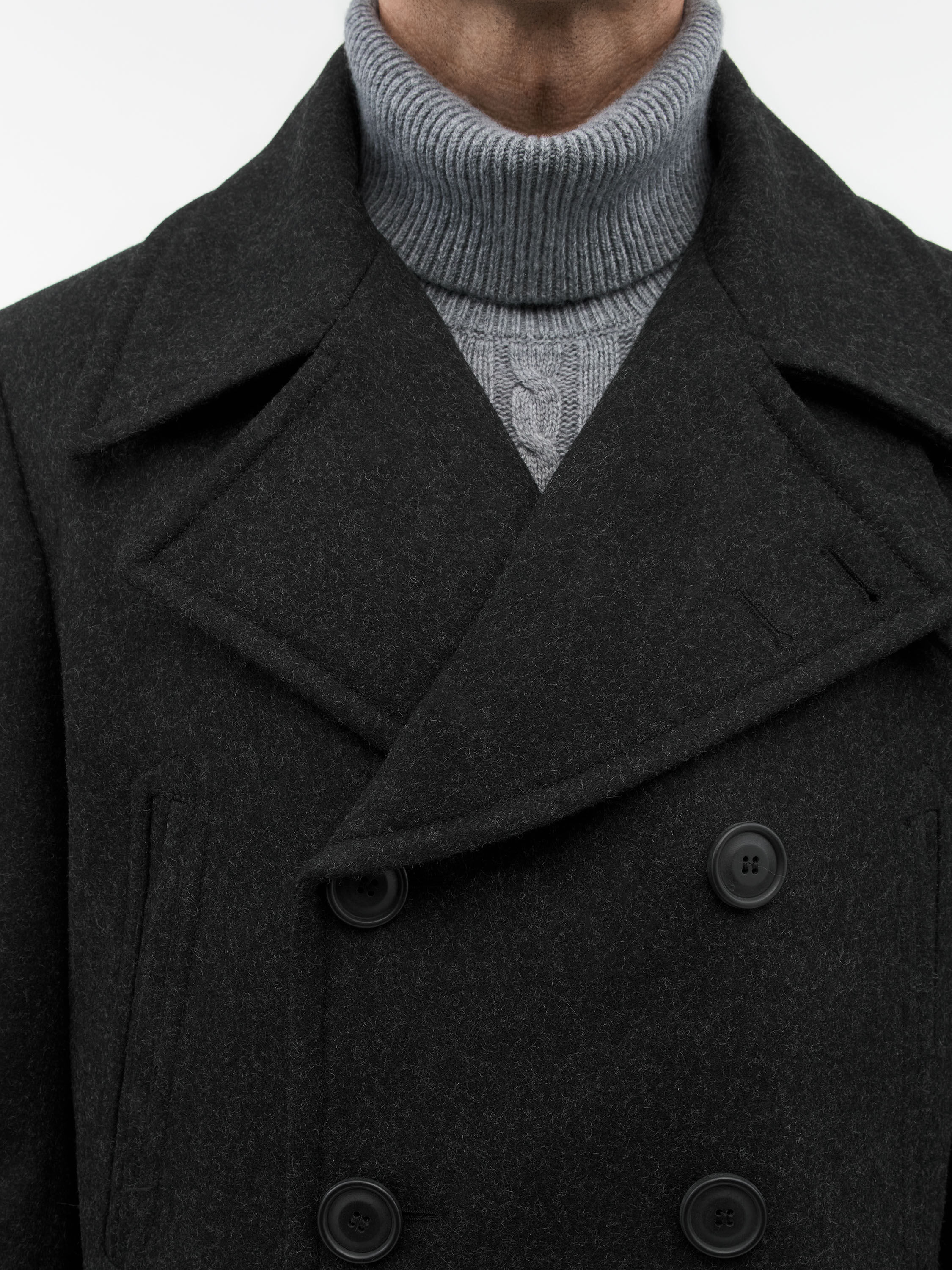 Mahler Double-Breasted Peacoat - 4