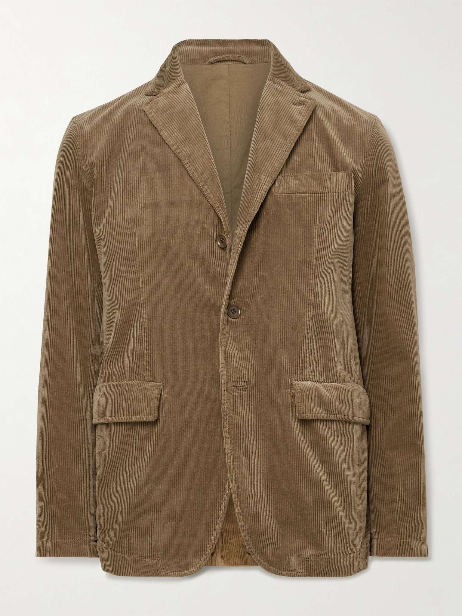 Kuki Garment-Dyed Cotton-Corduroy Blazer - 1