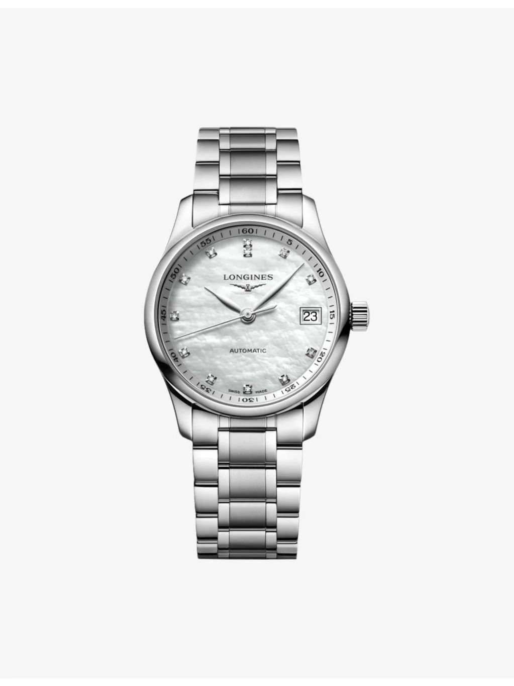 L2.357.4.87.6 Master Collection Stainless-Steel And 0.055ct Diamond Automatic Watch - 1