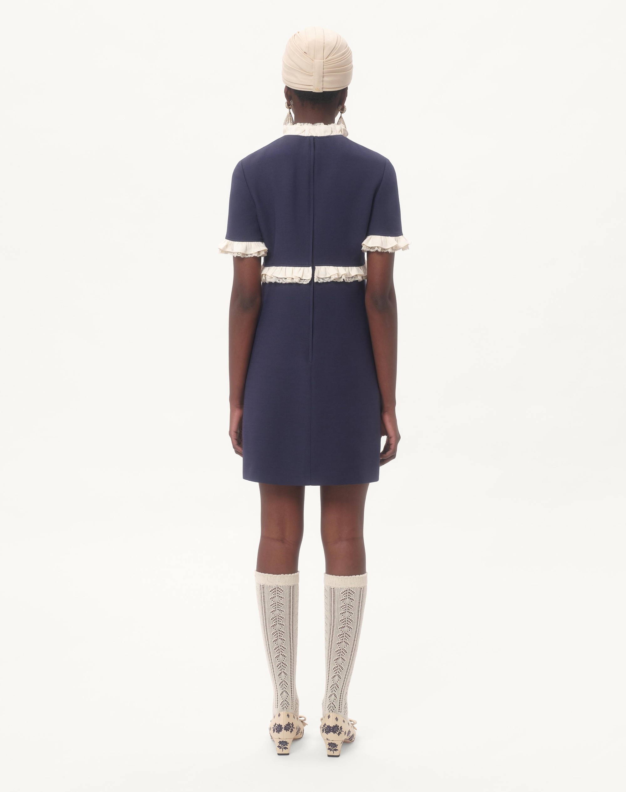 CREPE COUTURE SHORT DRESS - 8