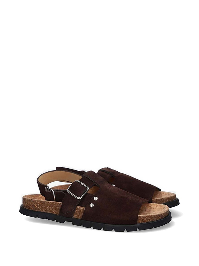 A.P.C. suede flat sandals outlook