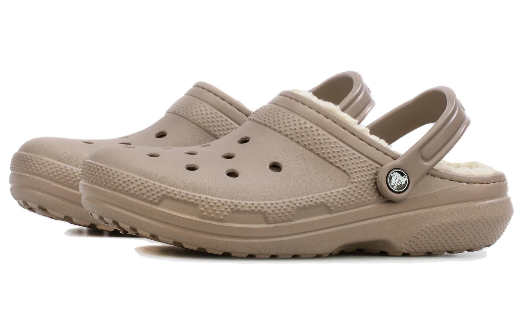 Crocs Classic Lined Clogs 'Mushroom Bone' 203591-2YB - 3