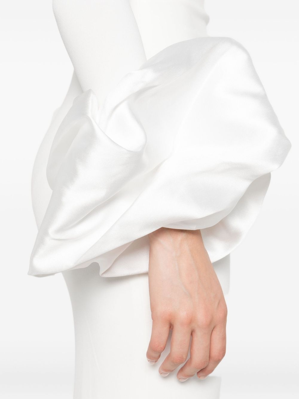 Talia ruffle-cuff maxi dress - 5