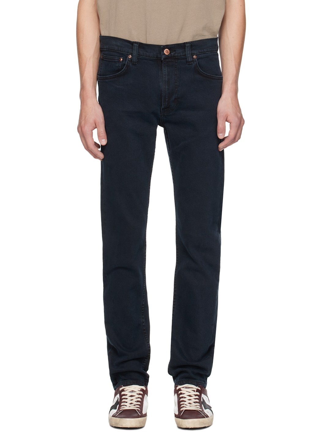 Navy Lean Dean Jeans - 1