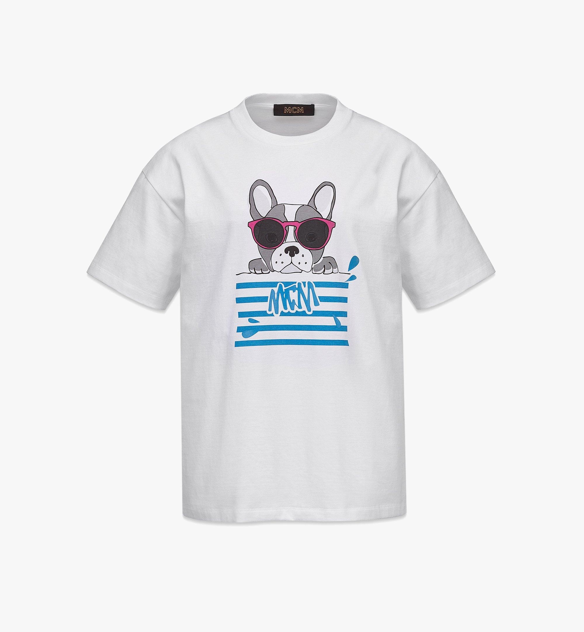 Women’s MCM Sommer M Pup Print T-Shirt in Organic Cotton - 1