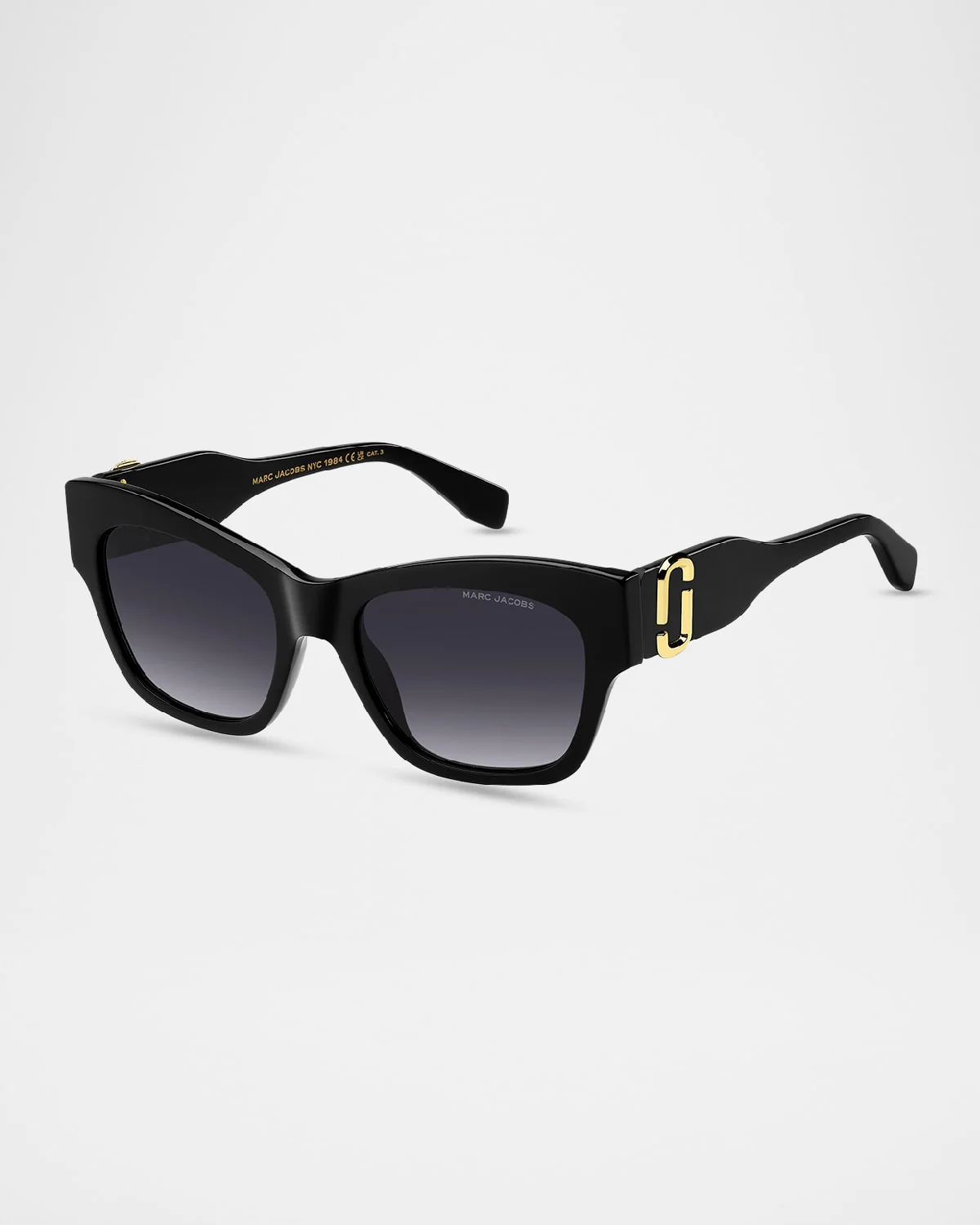 Acetate Rectangle Sunglasses - 1