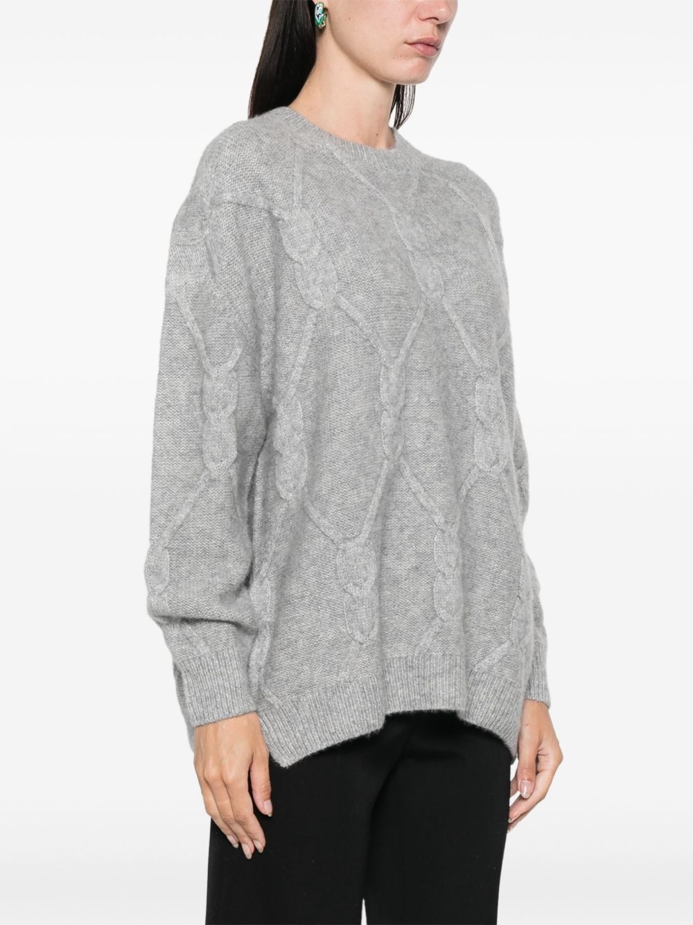 mélange-effect sweater - 3