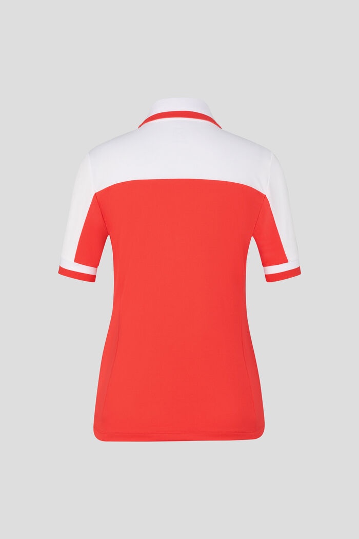 Carolin Functional polo shirt in Red/White - 5