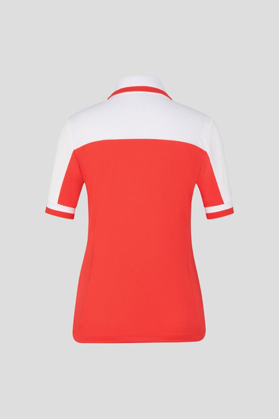 BOGNER Carolin Functional polo shirt in Red/White outlook