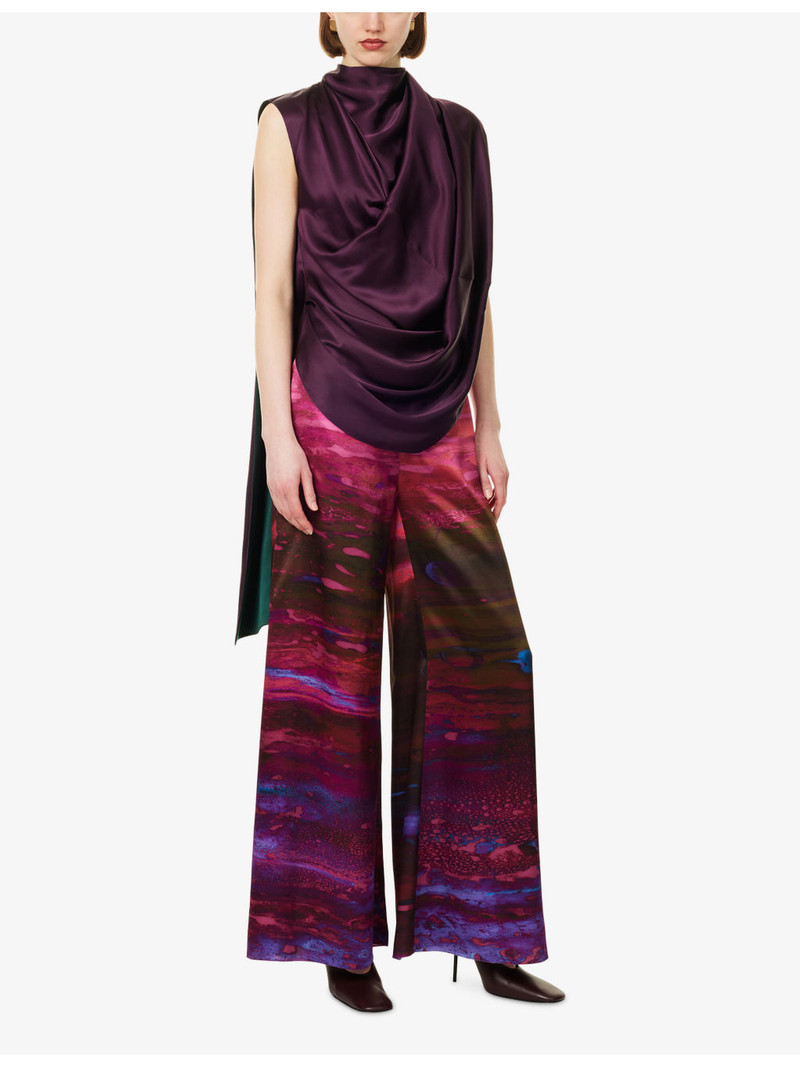Vesper Draped Silk Top 3