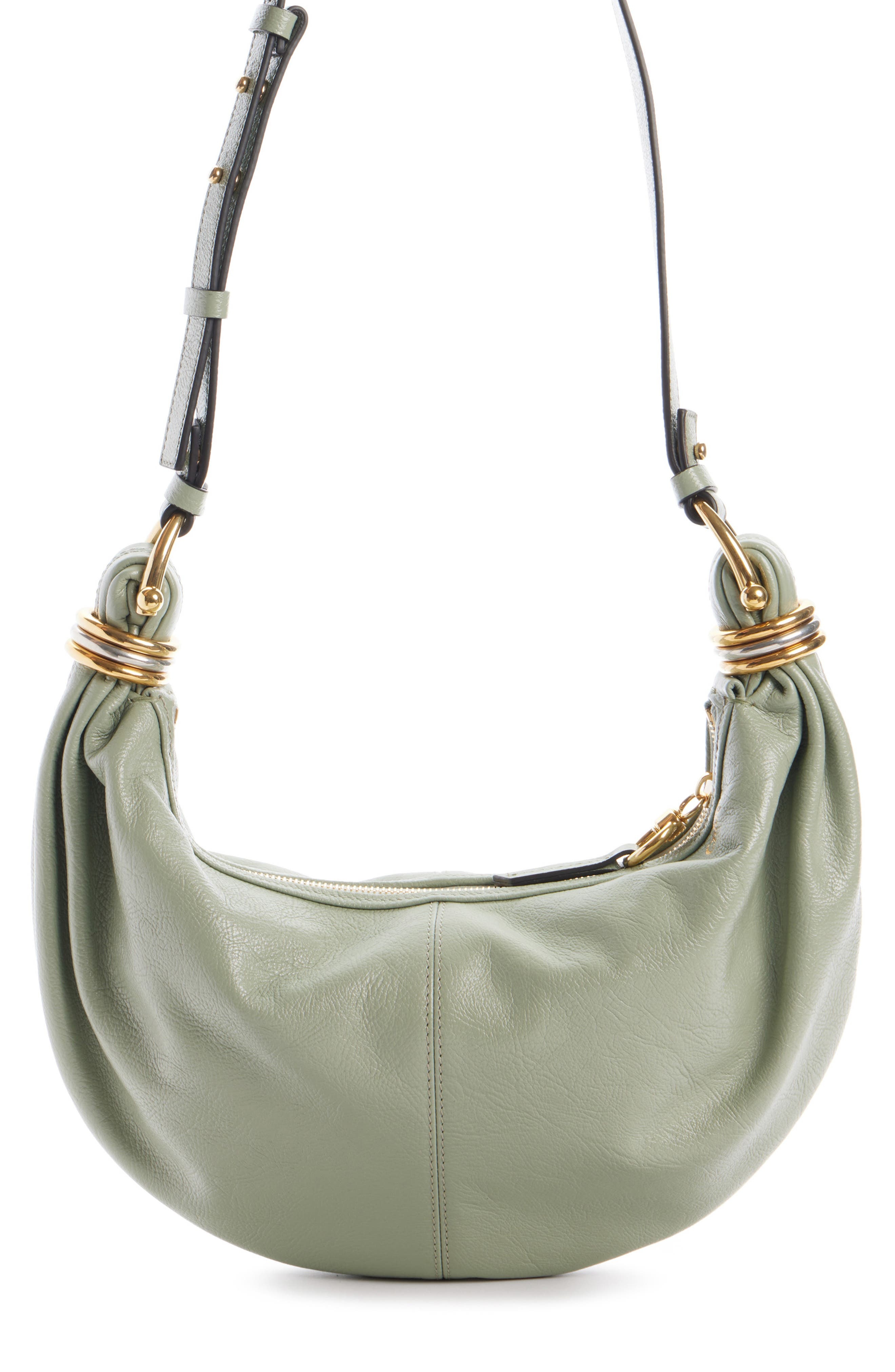 Chloé Small Bracelet Hobo Bag in 38Y Sea Grass at Nordstrom - 1