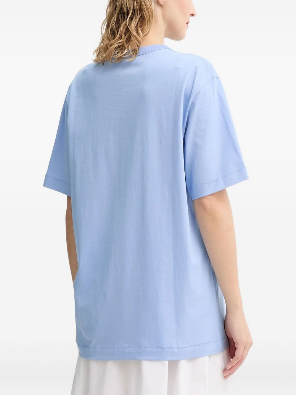 embroidered short-sleeved T-shirt - 2