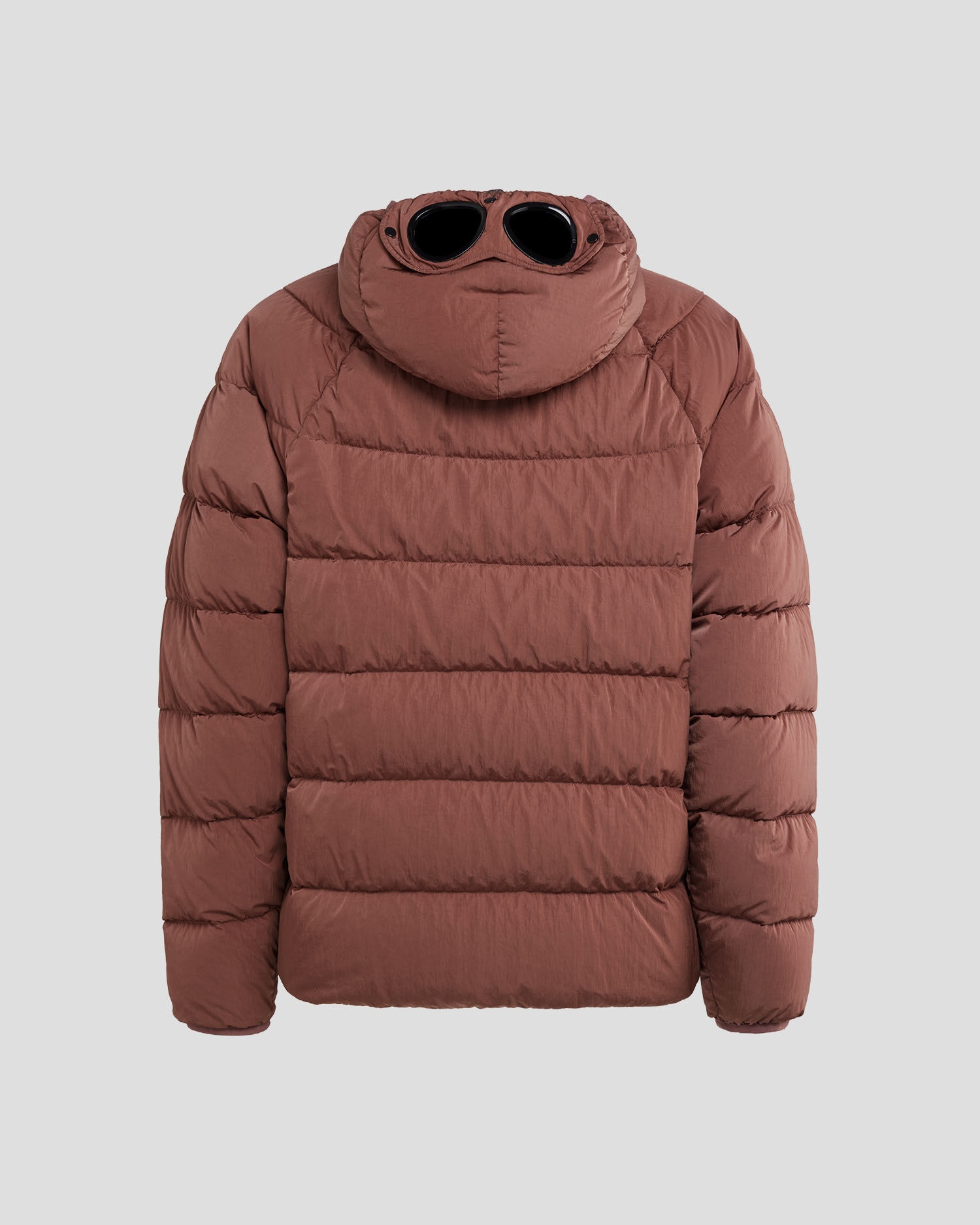 C.P. Company Eco-Chrome R Hooded Down Goggle Jacket | REVERSIBLE