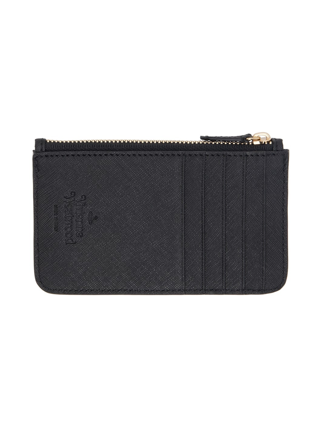 Black Half Moon Card Holder - 2