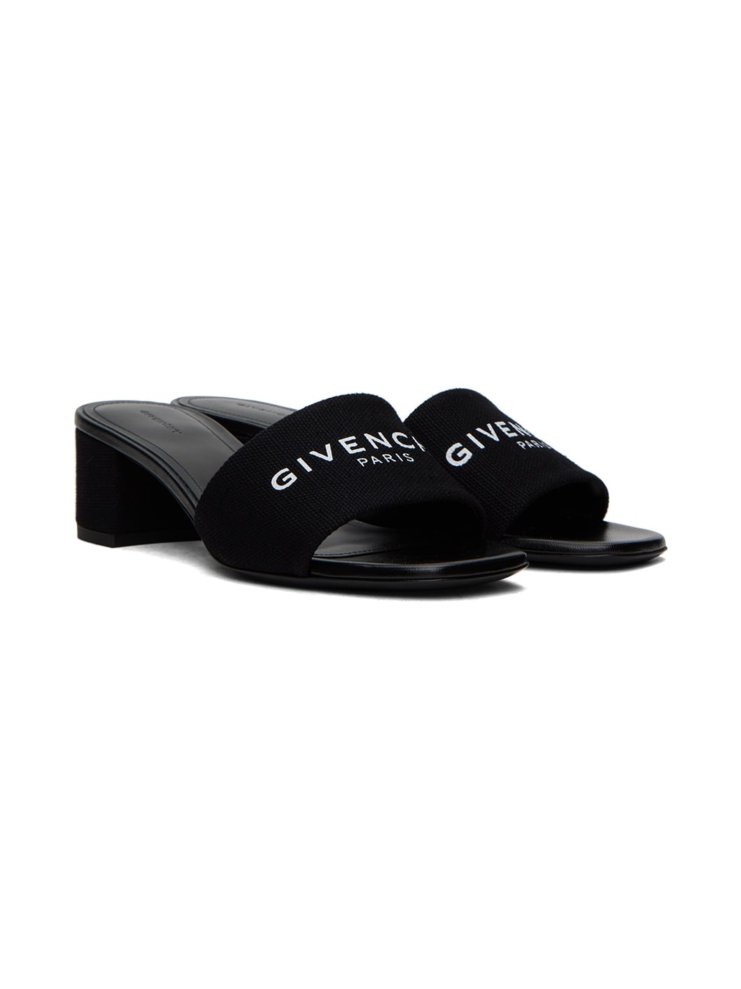Black 4G Heeled Sandals - 4