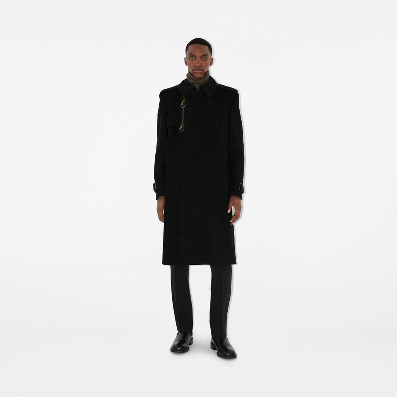 Burberry Long Cotton Nylon Trench Coat outlook